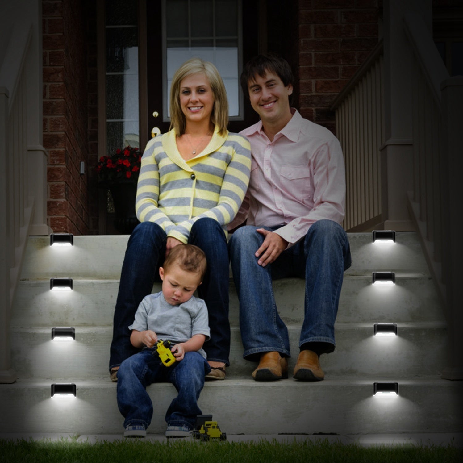 4 Pack Solar Powered Step Lights