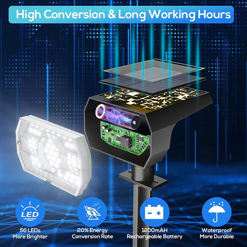 4 Pack In-Ground Solar Lights for Pathway or Garden