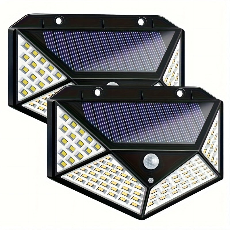 2 Pack Solar Powered Flood Lights