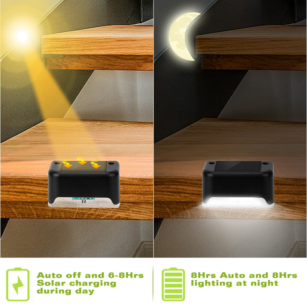4 Pack Solar Powered Step Lights